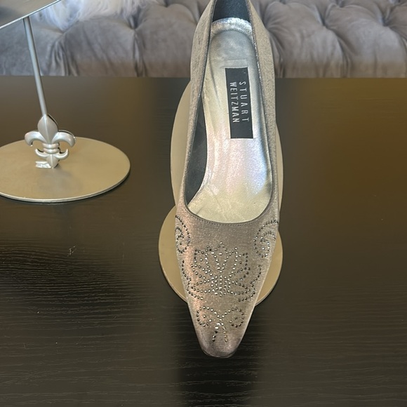 Stuart Weitzman After Five Satin Like Pump 8.5 AA - Picture 7 of 14